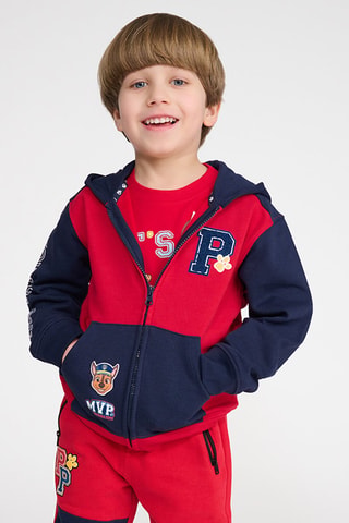 Felpa con cappuccio Chase Paw Patrol - Rosso