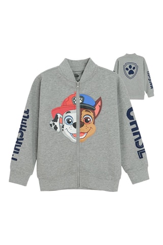 Felpa Chase e Marshall Paw Patrol - Grigio chiaro melange