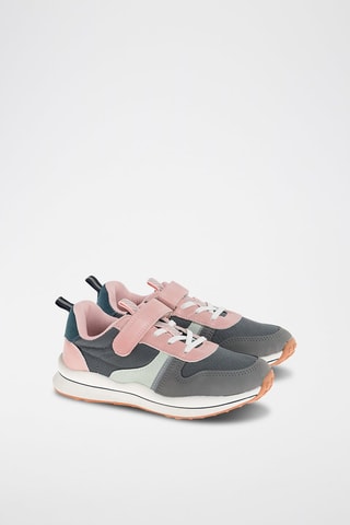 Sneakers - Rosa cipria e grigio