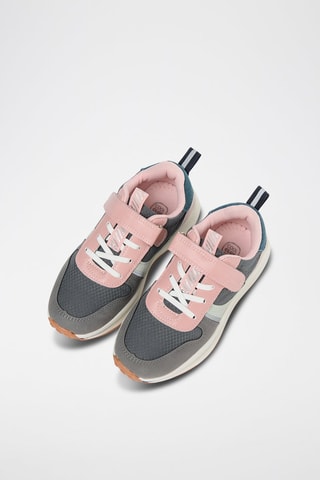 Sneakers - Rosa cipria e grigio