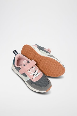 Sneakers - Rosa cipria e grigio