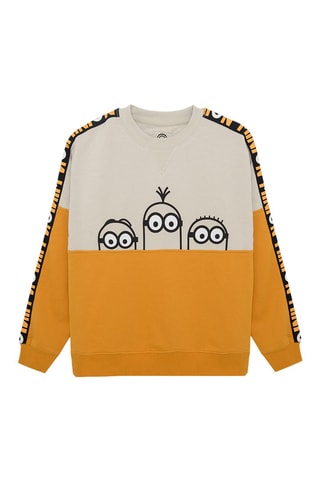 Felpa Minions - Arancione e bianco