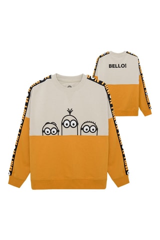 Felpa Minions - Arancione e bianco