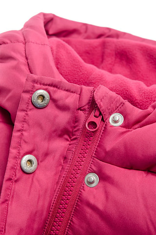 Piumino con cappuccio - Fucsia