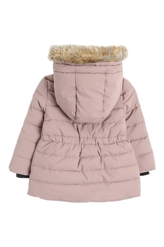 Piumino con cappuccio - Rosa