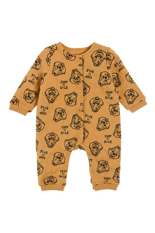Pigiamino in cotone bio Cip e Ciop Disney - Marrone chiaro
