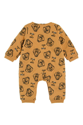 Pigiamino in cotone bio Cip e Ciop Disney - Marrone chiaro