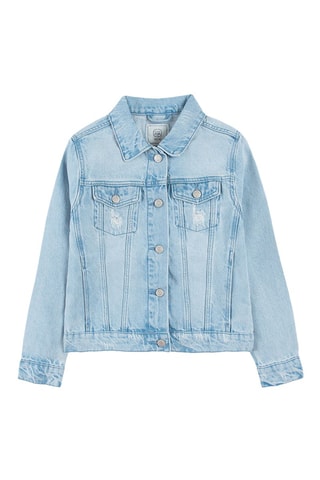 Giacca in jeans - Celeste