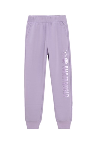 Pantaloni sportivi Smiley - Viola
