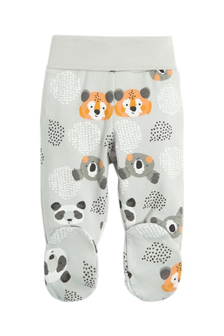 2 pantaloni - Grigio e bianco