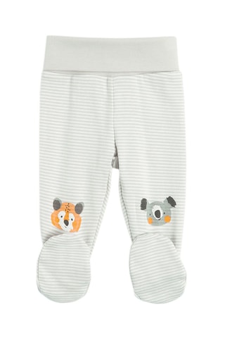 2 pantaloni - Grigio e bianco
