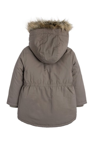Parka con cappuccio - Taupe
