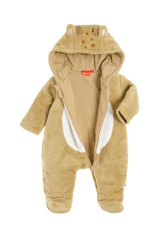 Tutina imbottita con cappuccio Fisher price - Marrone chiaro