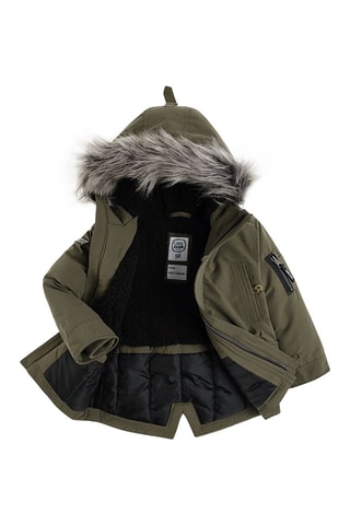 Parka con cappuccio - Kaki