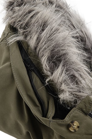 Parka con cappuccio - Kaki