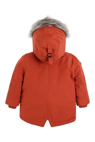 Parka con cappuccio - Arancione