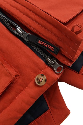 Parka con cappuccio - Arancione