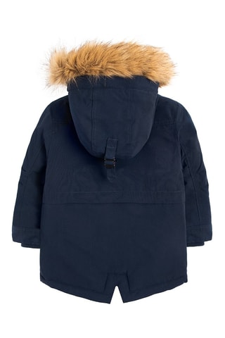Parka con cappuccio - Navy