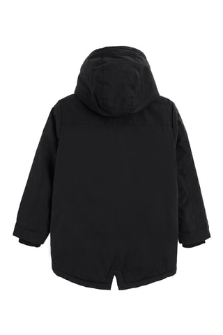 Parka con cappuccio - Nero