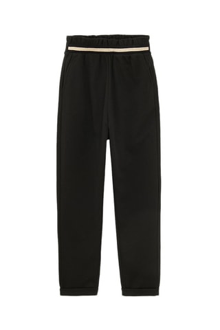 Pantaloni a vita alta - Nero