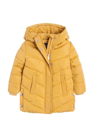 Piumino con cappuccio - Giallo