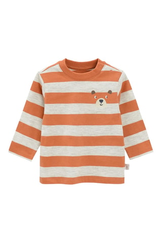 Felpa - Beige e arancione