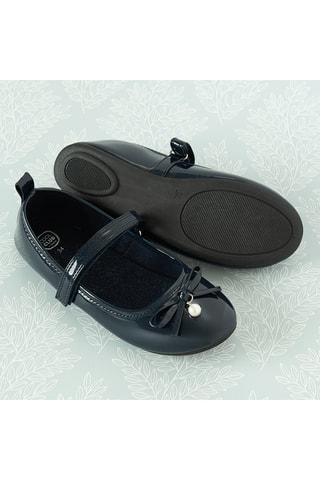 Ballerine in vernice - Navy