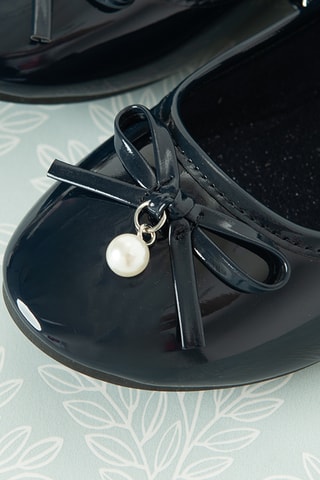 Ballerine in vernice - Navy