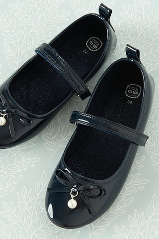 Ballerine in vernice - Navy