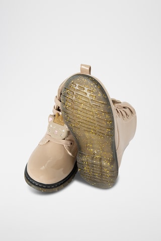 Stivaletti in vernice - Beige