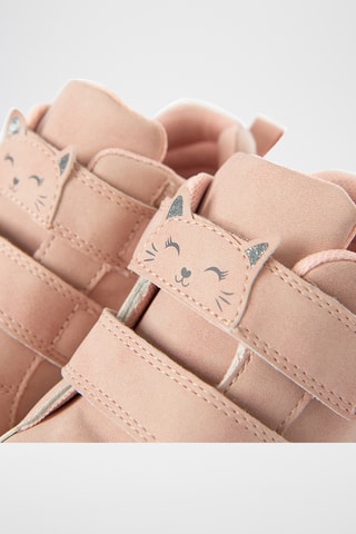 Sneakers alte - Rosa cipria
