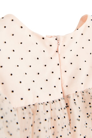 Abito plumetis - Beige