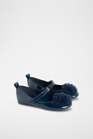 Ballerine in vernice - Navy