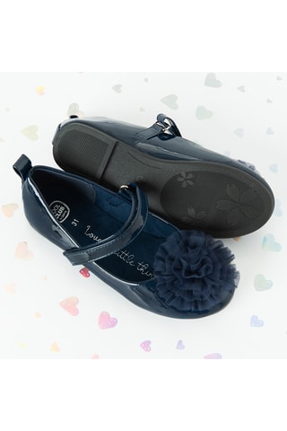 Ballerine in vernice - Navy