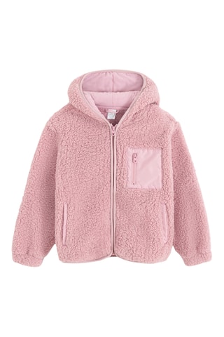 Felpa con cappuccio - Rosa chiaro