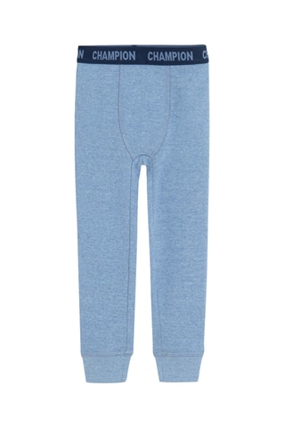 2 leggings - Blu