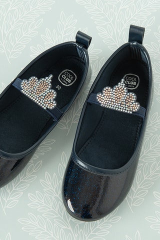 Ballerine in vernice - Navy