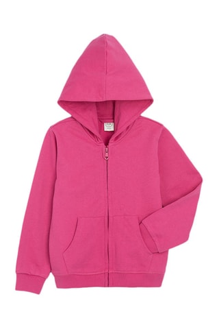 Felpa con cappuccio - Fucsia