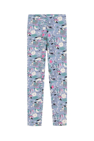 2 leggings - Antracite e indaco
