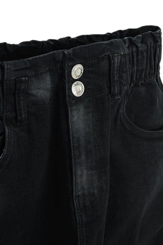 Jeans a vita alta - Nero