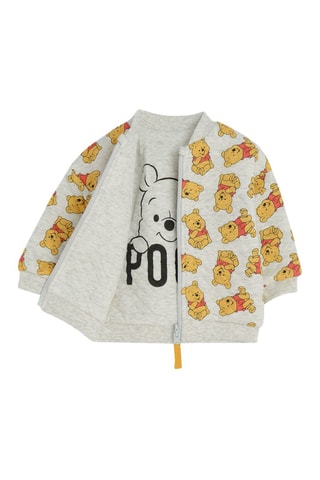 Felpa double face Winnie the Pooh Disney - Grigio chiaro melange