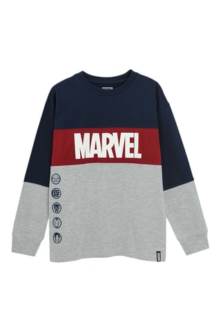 T-shirt Man Avengers Marvel - Grigio chiaro melange