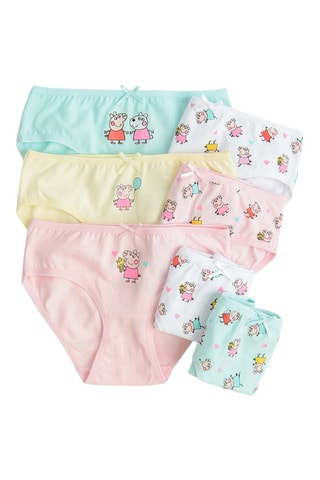 7 slip Peppa Pig - Multicolore