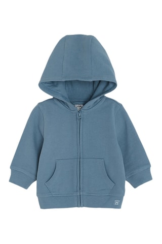 Felpa con cappuccio - Azzurro