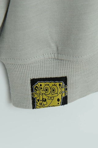Felpa Spongebob - Grigio chiaro
