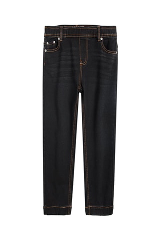 Pantaloni sportivi in jeans - Nero