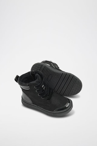 Sneakers alte imbottite - Nero 