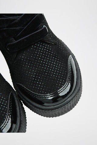 Sneakers alte imbottite - Nero 