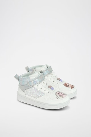 Sneakers alte Elsa e Anna Frozen Disney - Bianco