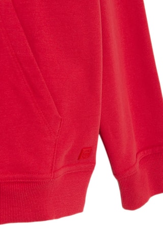Felpa con cappuccio - Rosso